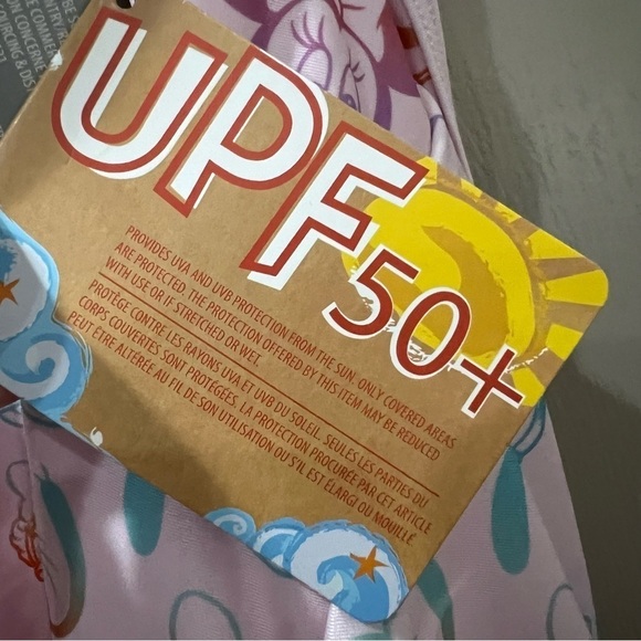 Disney 2X Halter Pastel Character Swim Suit One Piece NWT O2 - Picture 8 of 8